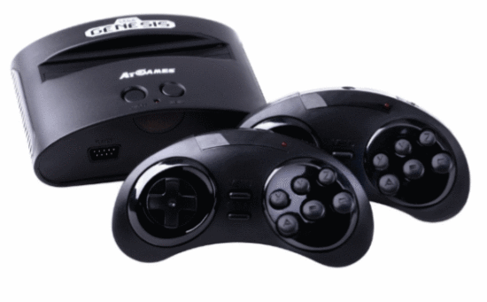 mini sega megadrive 25 ans avec 2 manettes sans fil 80 jeux port cartouche