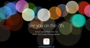 iPhone 7 : Apple officialise la tenue d’une Keynote pour le 7 septembre 2016