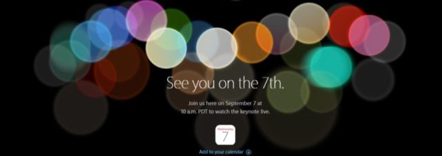 iPhone 7 : Apple officialise la tenue d’une Keynote pour le 7 septembre 2016