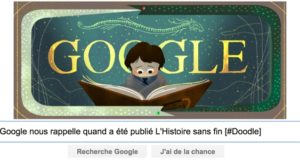 Google nous rappelle quand a été publié L'Histoire sans fin [#Doodle]