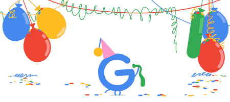 Google fête son 18ème anniversaire [#Doodle]
