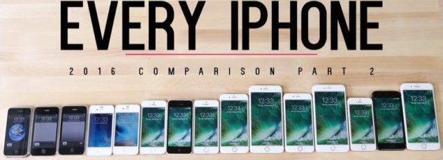 Le comparatif des 15 iPhone en vidéo