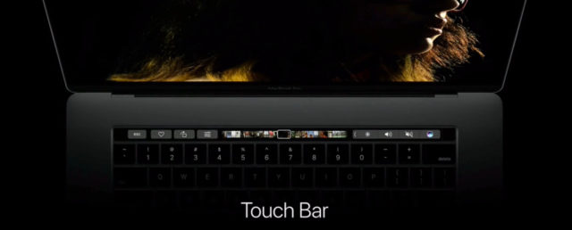 La Touch Bar du MacBook Pro n'est qu'un début