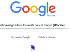 Google rend hommage à tous les morts pour la France [#Doodle]