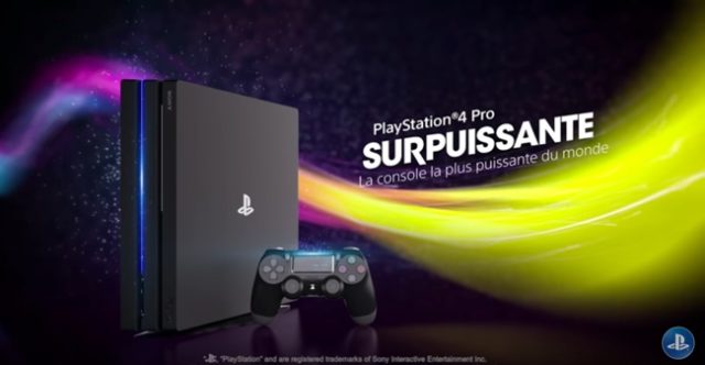 La Playstation 4 Pro est disponible