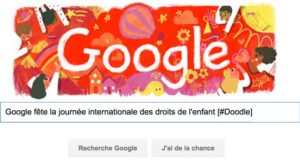 Google fête la journée internationale des droits de l'enfant [#Doodle]