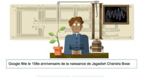 Google fête le 158e anniversaire de la naissance de Jagadish Chandra Bose