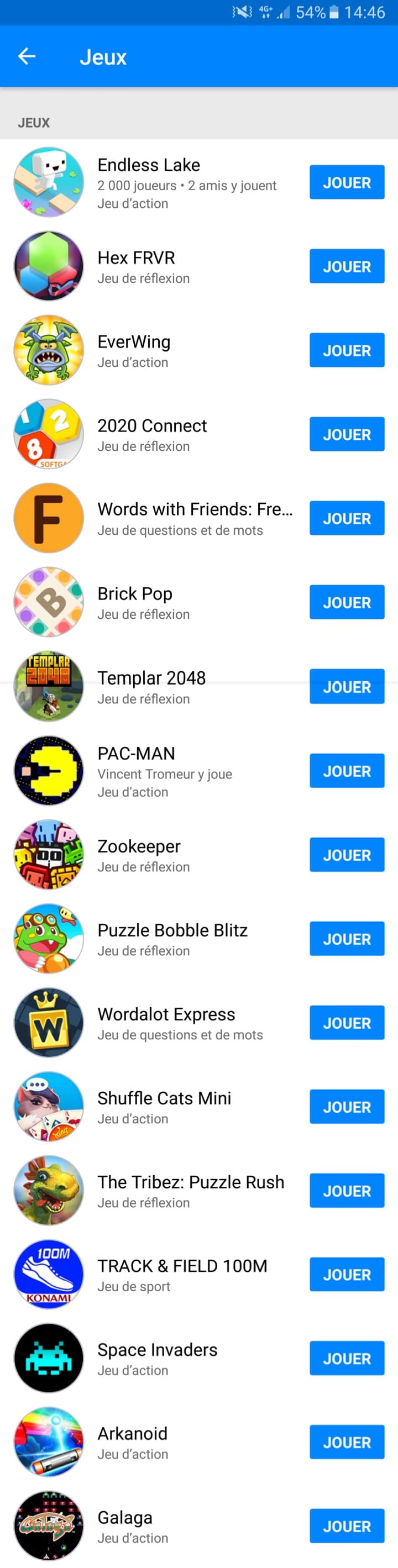 Jouez maintenant à 17 jeux directement dans Facebook Messenger
