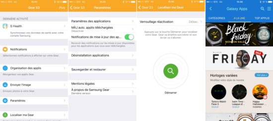 Gear S2 / Gear S3 : une version Gear Manager pour iOS vient de fuiter sur le web