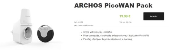 Archos commercialise son PicoWAN et lance son réseau dédié aux objets connectés