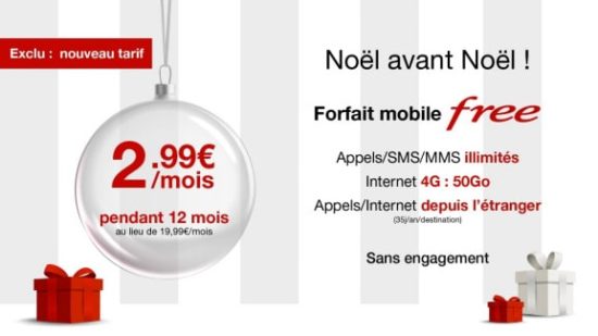 #FreeMobile propose son forfait illimité à 2,99€ par mois pendant 1 an sur Vente-privee.com
