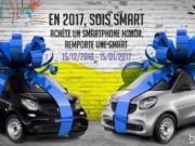 Honor fait gagner une Smart à ses clients pour Noël