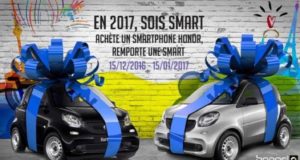 Honor fait gagner une Smart à ses clients pour Noël