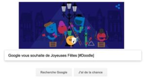 Google vous souhaite de Joyeuses Fêtes [#Doodle]