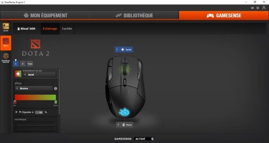 SteelSeries Rival 500 : une souris de gamer avec 15 boutons programmables et un retour tactile [Test]