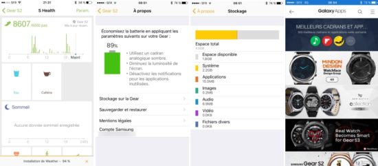 Samsung Gear : les applications iOS pour les Gear S2, Gear S3 et Gear Fit2 sont enfin disponibles !