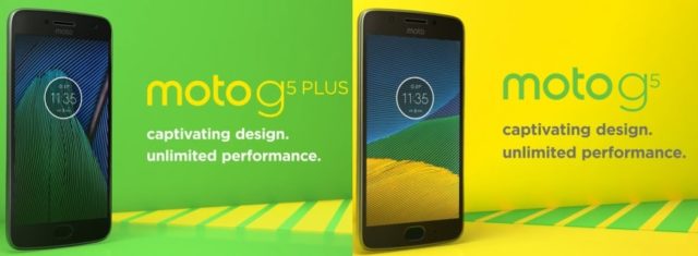 #MWC2017 - Lenovo officialise les Moto G5 et Moto G5+