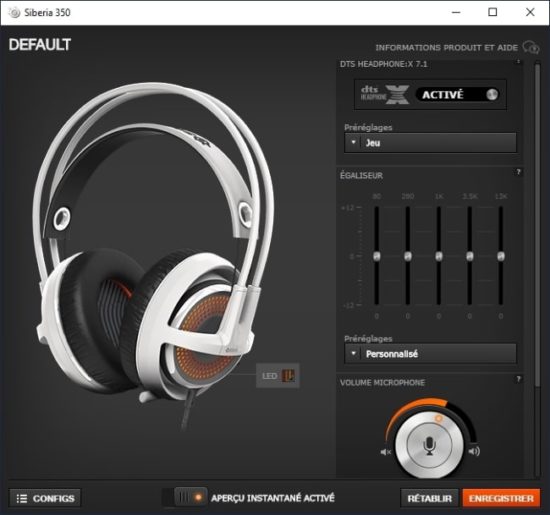 SteelSeries Siberia 350 : un casque pour gamer avec technologie DTS 7.1 [Test]