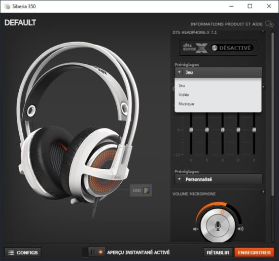 SteelSeries Siberia 350 : un casque pour gamer avec technologie DTS 7.1 [Test]