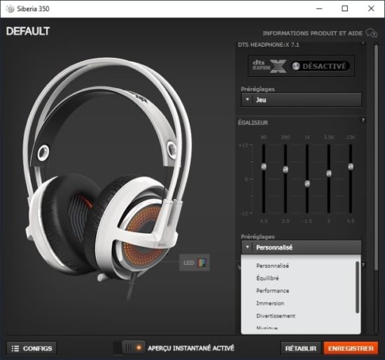 SteelSeries Siberia 350 : un casque pour gamer avec technologie DTS 7.1 [Test]