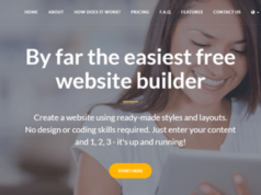 Design visuellement attractif sur SITE123