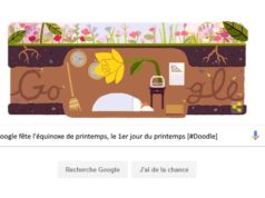 Google fête l'équinoxe de printemps, le 1er jour du printemps [#Doodle]