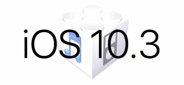 L'iOS 10.3 est disponible au téléchargement [liens directs]