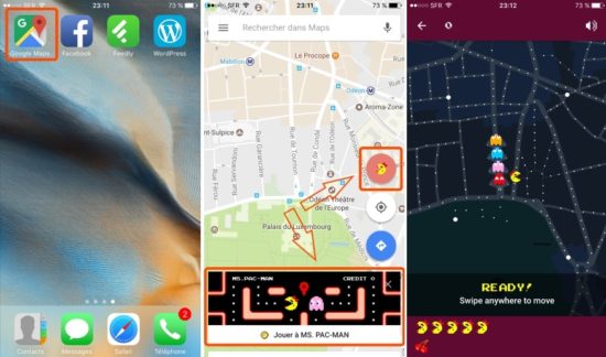 Comment jouer à Pac Man dans Google Maps ?