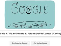 Google fête le 37e anniversaire du Parc national de Komodo [#Doodle]