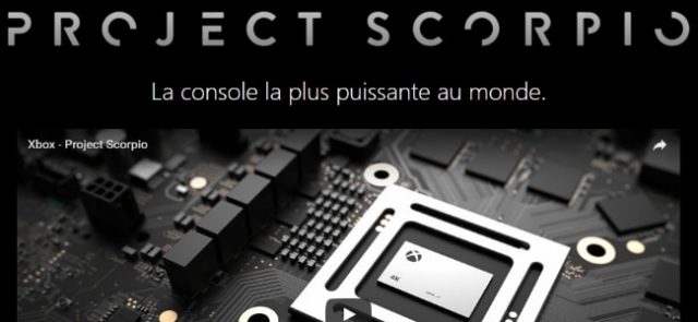 Project Scorpio : une console aussi premium par la puissance que par le prix