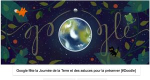 Google fête la Journée de la Terre 2017 et des astuces pour la préserver [#Doodle]