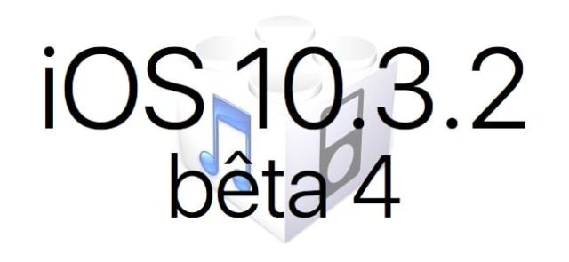 L'iOS 10.3.2 bêta 4 est disponible pour les développeurs