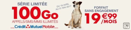 EI Telecom lance plusieurs offres : 50Go chez NRJ Mobile et 100Go chez CIC Mobile et Crédit Mutuel Mobile