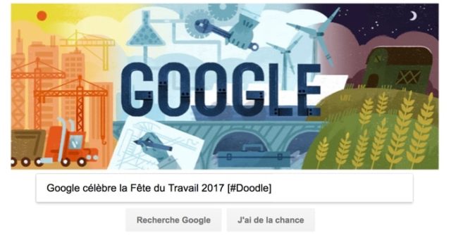 Google célèbre la Fête du Travail 2017 [#Doodle]