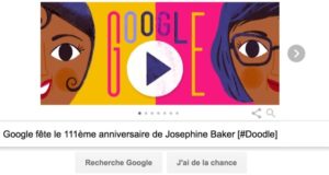 Google fête le 111ème anniversaire de Josephine Baker [#Doodle]