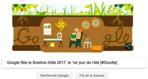 Google fête le Solstice d'été 2017, le 1er jour de l’été [#Doodle]