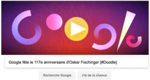 Google fête le 117e anniversaire d'Oskar Fischinger [#Doodle]