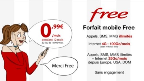 #FreeMobile brade son forfait illimité à 0,99€/mois sur Vente-Privée.com !