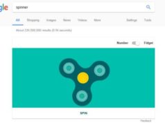 Un simulateur de Hand Spinner dans Google [#EasterEgg]