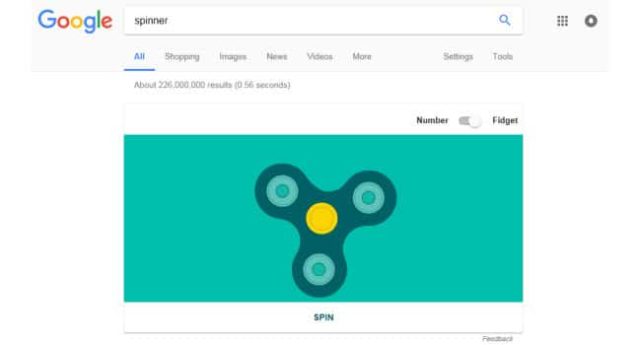 Un simulateur de Hand Spinner dans Google [#EasterEgg]