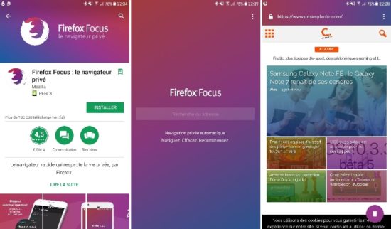 Firefox Focus : le navigateur qui protège votre vie privée 