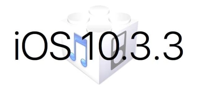 L'iOS 10.3.3 est disponible au téléchargement [liens directs]