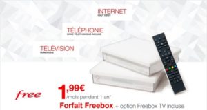 #Free brade son forfait Freebox Crystal à 1,99€/mois sur vente-privee.com