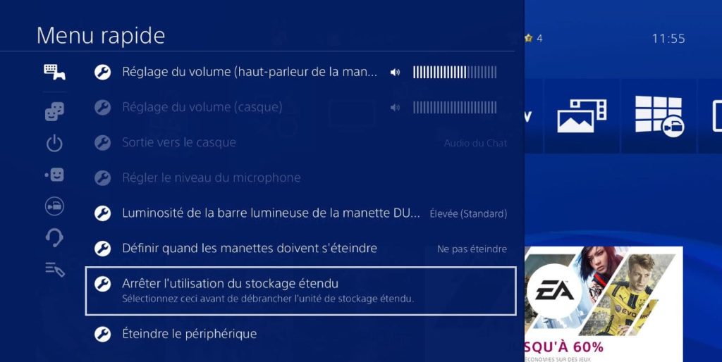 Comment paramétrer et utiliser un disque dur externe sur PS4 [Tutoriel