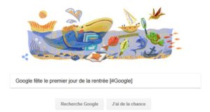 Google fête la premier jour de la rentrée [#Doodle]
