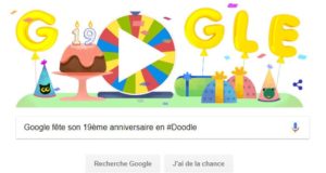 Google fête son 19ème anniversaire en #Doodle