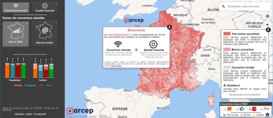 Comment connaitre la réelle couverture 3G/4G autour de chez vous ?