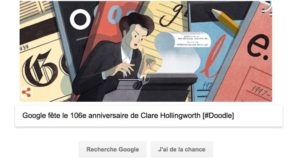 Google fête le 106e anniversaire de Clare Hollingworth [#Doodle]