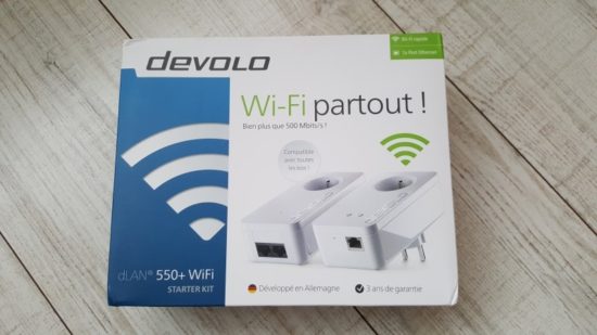 Test du devolo dLan 550+ WiFi Starter Kit