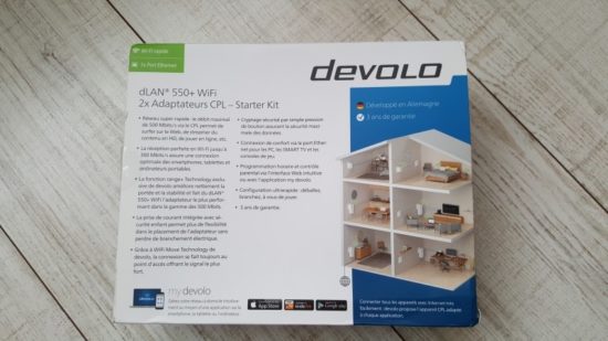 Test du devolo dLan 550+ WiFi Starter Kit